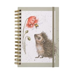 Busy as a bee Hedgehog notebook A5 hb018